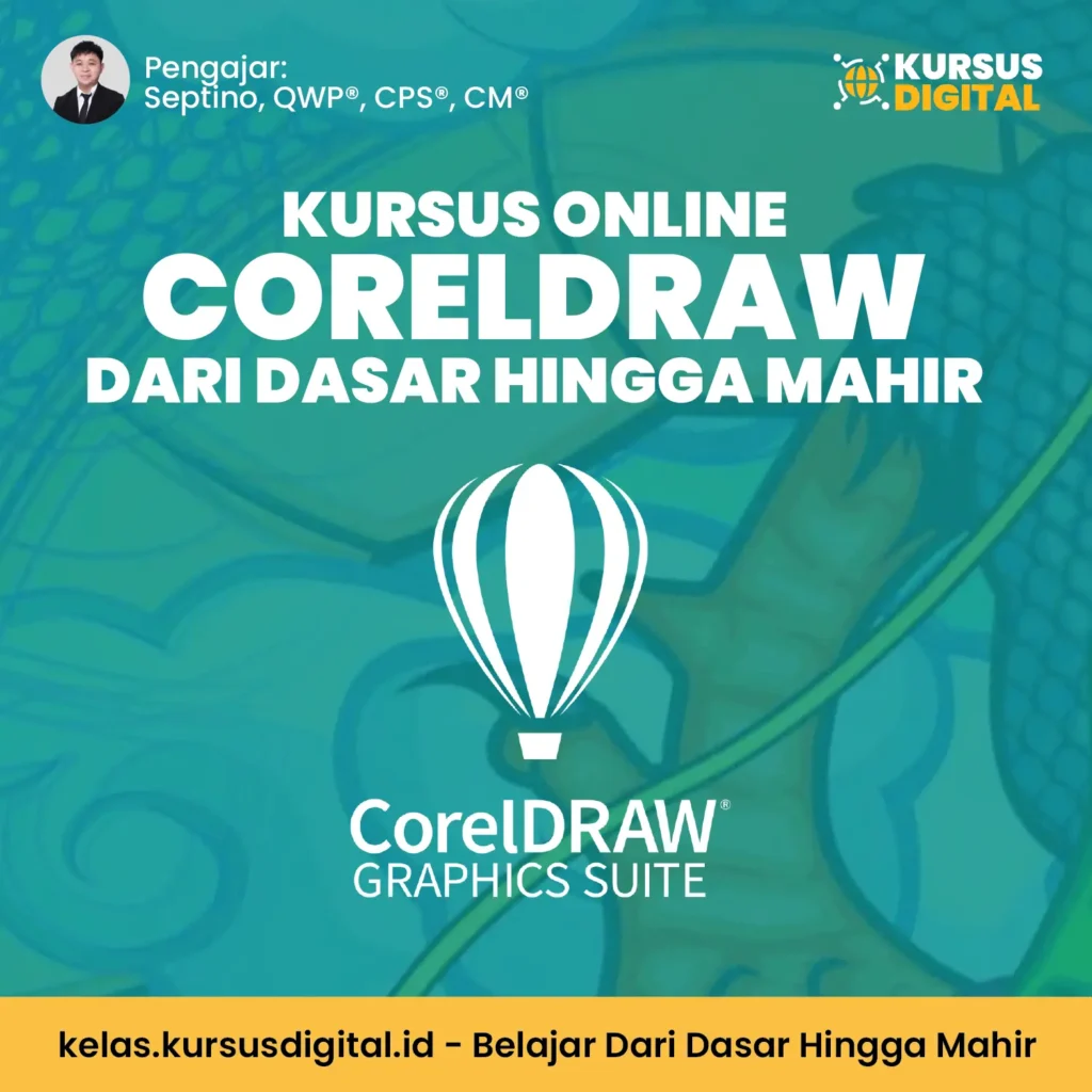 Poster Video Self Learning CorelDRAW